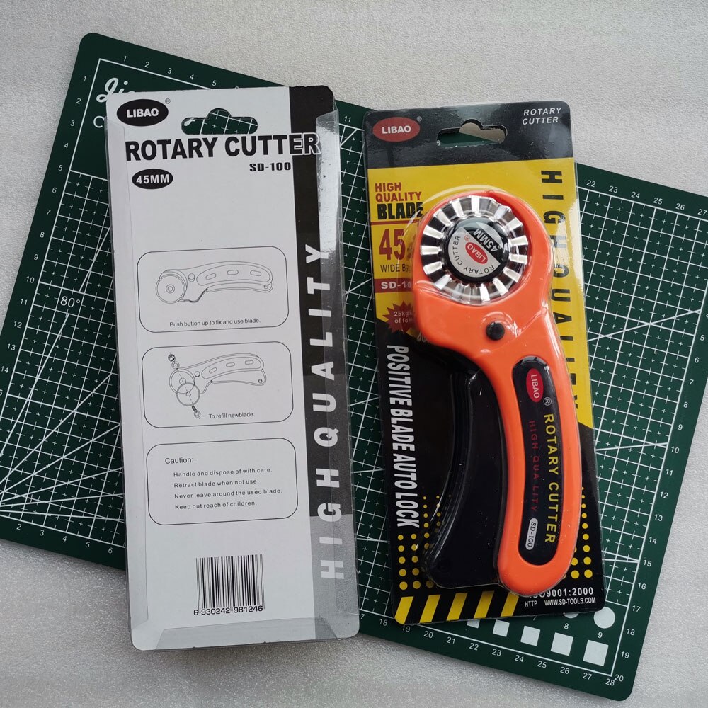 Cutter rotatif de Quilter 45mm, bord ondulé, outil de coupe du cuir, lame Olfa circulaire, bricolage, Patchwork, couture, couette