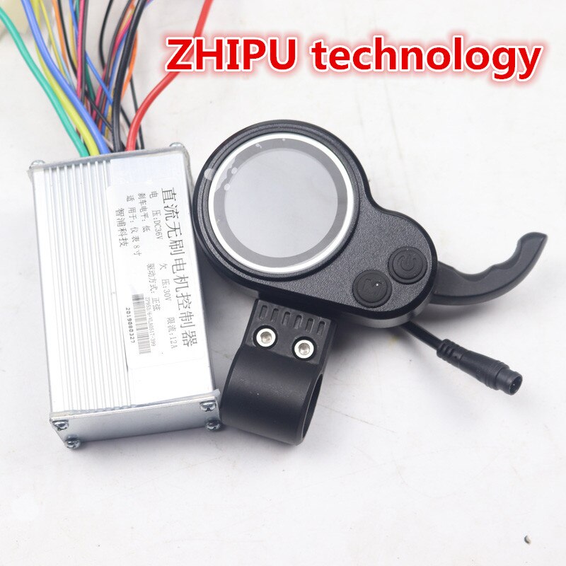 ZHIPU 36V Brushless Motor Controller, Electric Scooter Controller, Electric Bicycle Brushless Speed Governor And LCD Display Equ