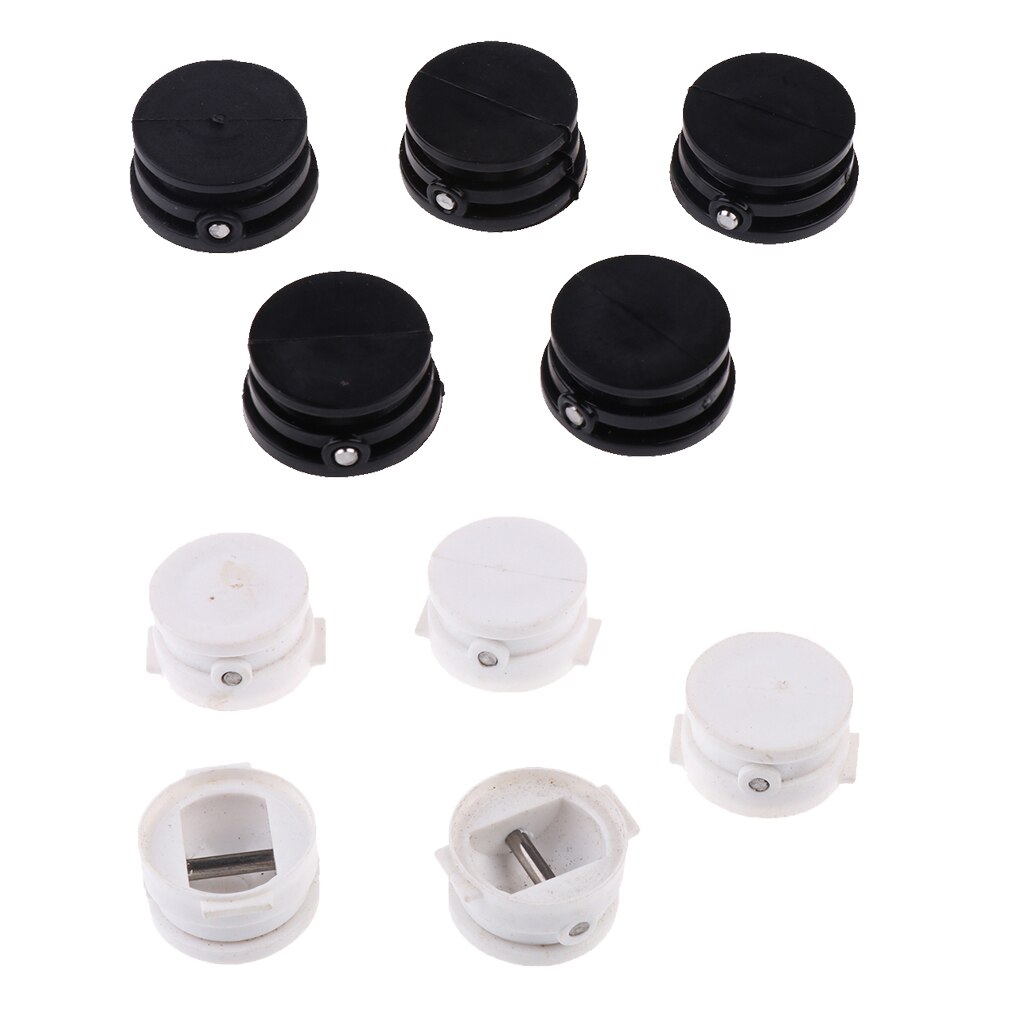 10 stk surfing bånd plug surfebrett bånd cup plug kajakk utstyr 25mm svart og hvitt