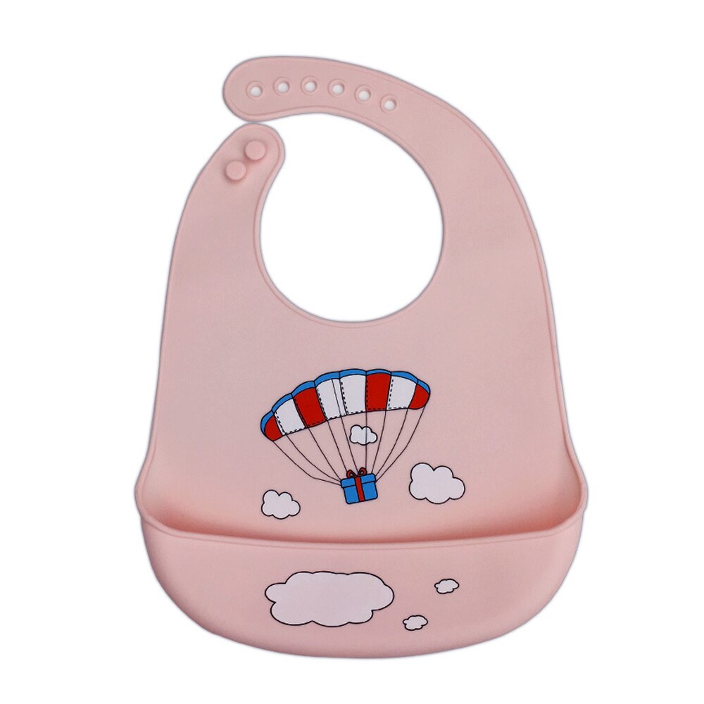 Baby Silicone Ssaliva Towel Children Adjustable Bib Animal Photo Waterproof Dripping Grocery Bibs Exclusive: 1