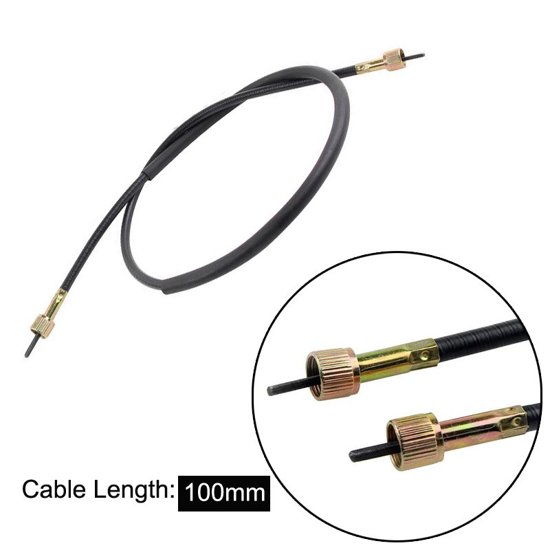 Motorcycle Scooter Speedometer Cable Instruments Line Metered teeth Mileage Gear line fit GY6 CG 50 150cc Moped: Type D -100cm
