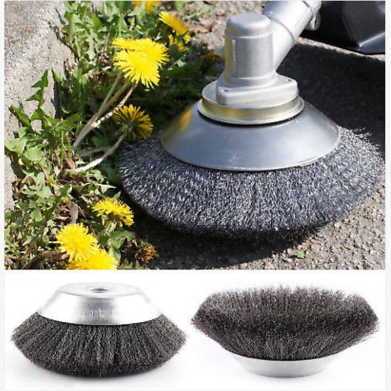6/8 Inch Grastrimmer Hoofd Staaldraad Trimmen Hoofd Roesten Bosmaaier Maaier Draad Wieden Hoofd Voor Gazon Mowe
