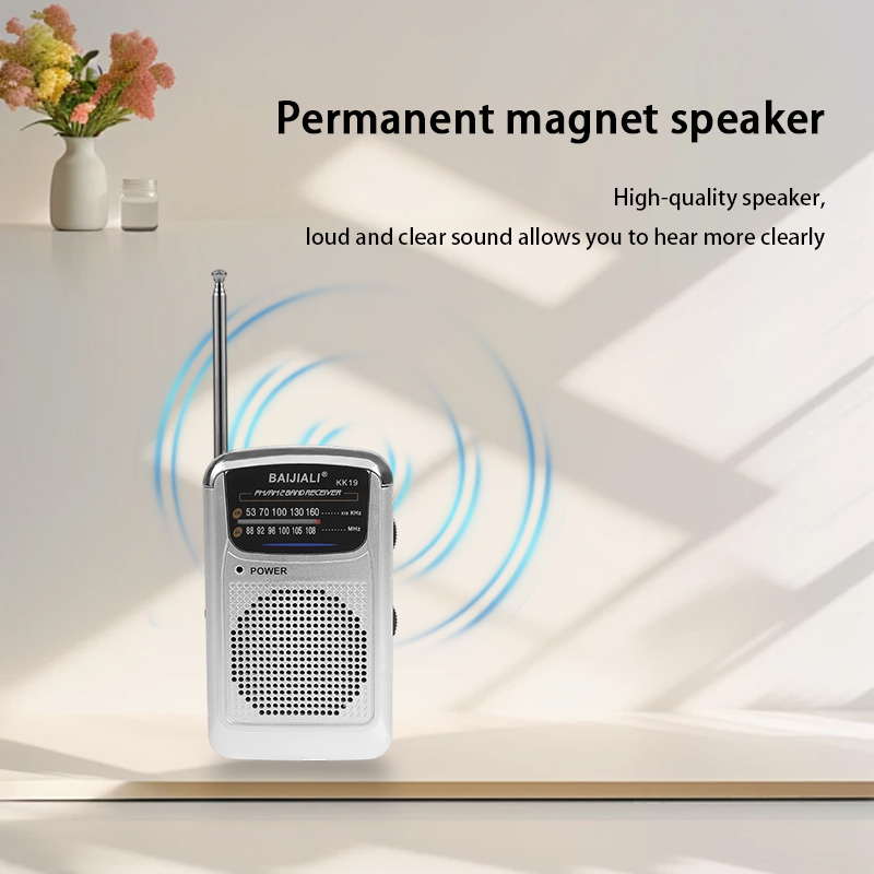 Digital Radio Built-in Speaker Pocket Pointer Radio LCD Display Battery Operated KK19 KK67 KK78 KK9 Portable Radio SW/AM/FM