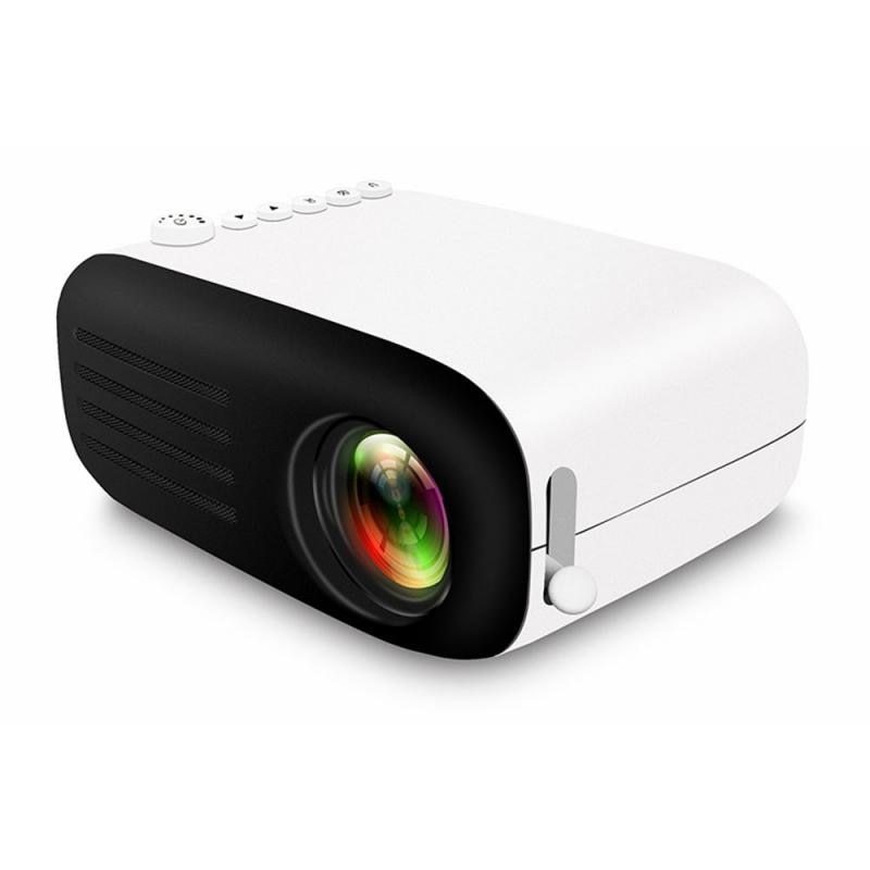YG200 – Mini projecteur portable LED, 1080P, lentille de mise au point, écran visuel 3D, pour Home cinéma, Intelligent, double projecteur