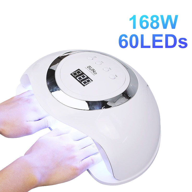 120W Nail Lamp Nail Droger Snelle Uitharding Snelheid Gel Licht Krachtige 60Pcs Led Uv Lampen Voor Alle Gels polish Curing Lamp