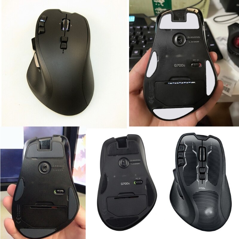 Juego de Pedal de pie para ratón logitech G700 G700S, reemplazo de pies de ratón, deslizamiento de borde de la curva, calcomanías de pies R2LA, 1 paquete