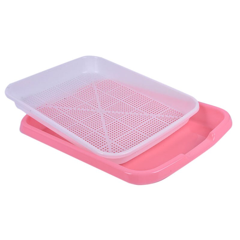 Bean Sprouts Double-layer Dishes Plate Seedling Tray Plastic Hydroponic Flower Basket Flower Plant Home Garden Nursery Pots