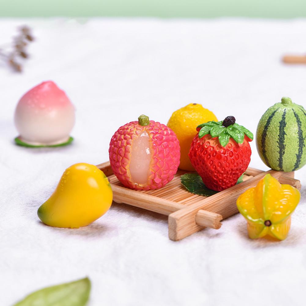 Great Miniature Fruit Fine Workmanship Realistic Looking Lightweight Miniature Fruit Photography Props