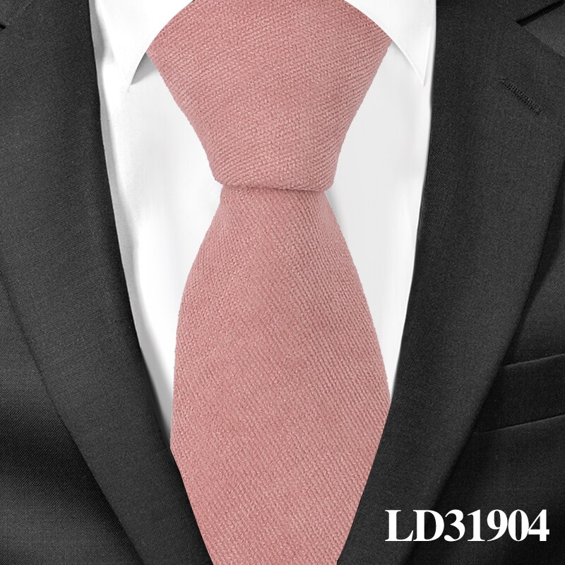 Männer Baumwolle Krawatten lässig Anzüge Dünne Krawatte Gravatas Solide Grün Mens Krawatten Für Geschäft 7 cm Breite Hochzeit Männer krawatten: LD31904
