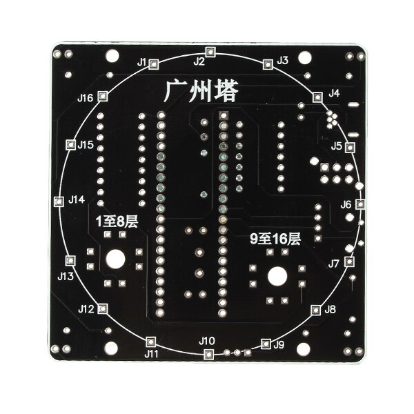 LEORY 1 pc 16x16 268 LED 3D LED Light Cube Kit Muziek Spectrum Elektronische Kit Met Afstandsbediening lassen Extra Plaat DIY