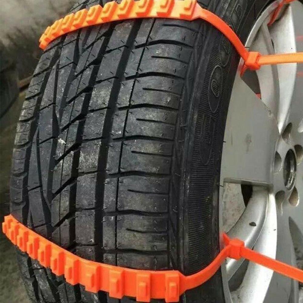 10 Pcs Auto Keten Band Ketting Voor Auto Vrachtwagen Suv Anti-Slip Ketting Banden Emergency Winter Rijden Auto Nood d0S3