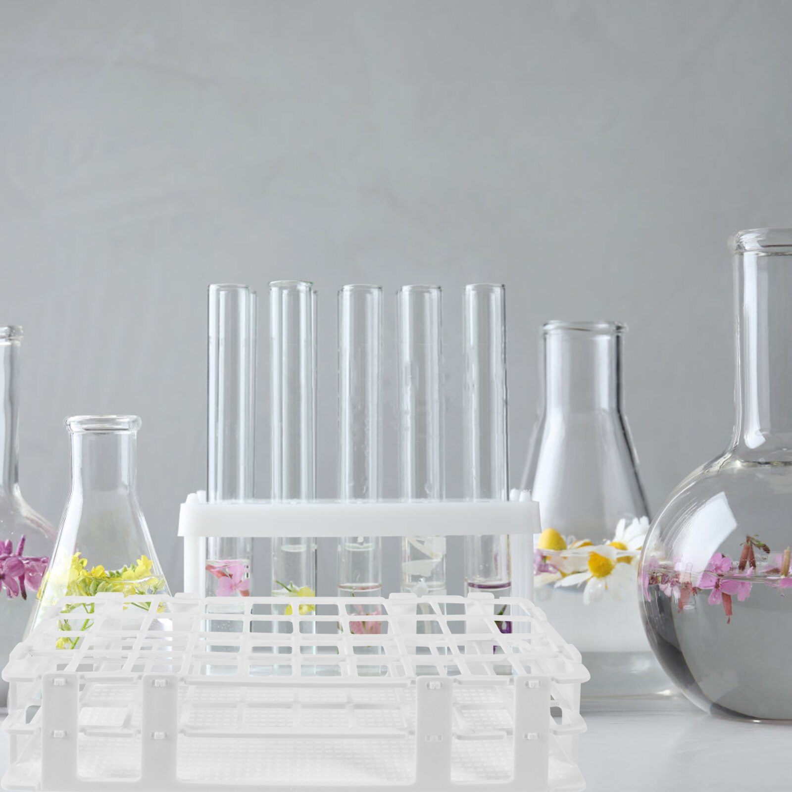 Test Tube Rack Multi-hole Test Tube Storage Rack Test Tube Holder for Labs