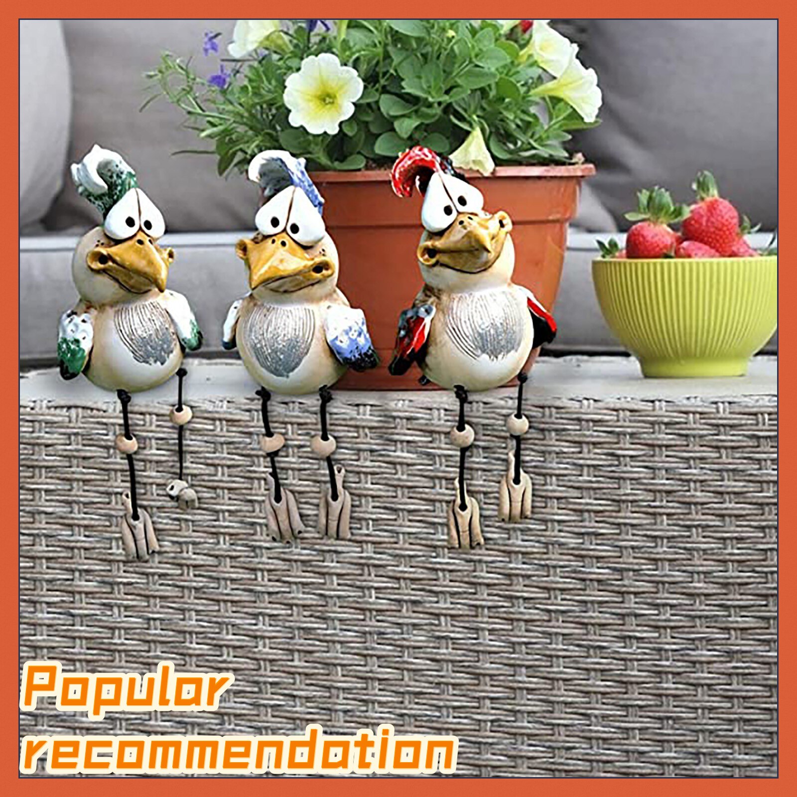 2022 Chicken Farm Farm Art-Backyard Decoration Courtyard Chicken Decoration Garden Statues Outdoor Yard Landscape Sculptures