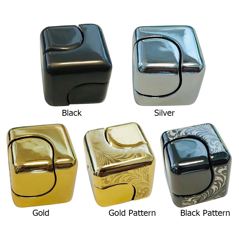 Vierkante Decompressie Tol Dobbelstenen Kubus Anti-Angst Vingertop Speelgoed Hand Fidget Spinner Vroeg Leren Vent Speelgoed