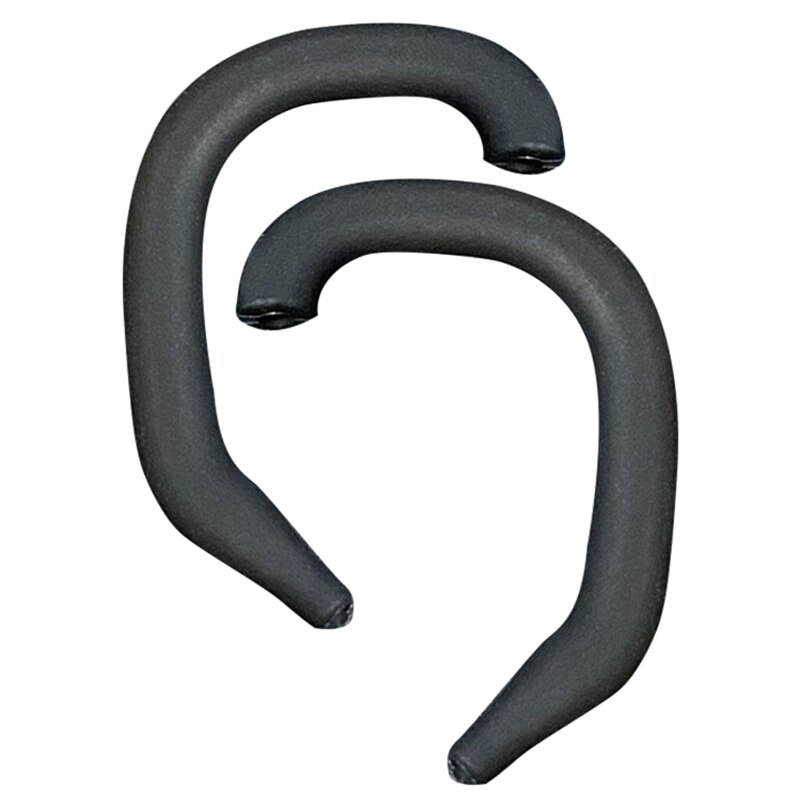Orejeras protectoras de silicona para las orejas, Protector suave para las orejas, banda protectora, accesorios para mascarillas, 1 par: black
