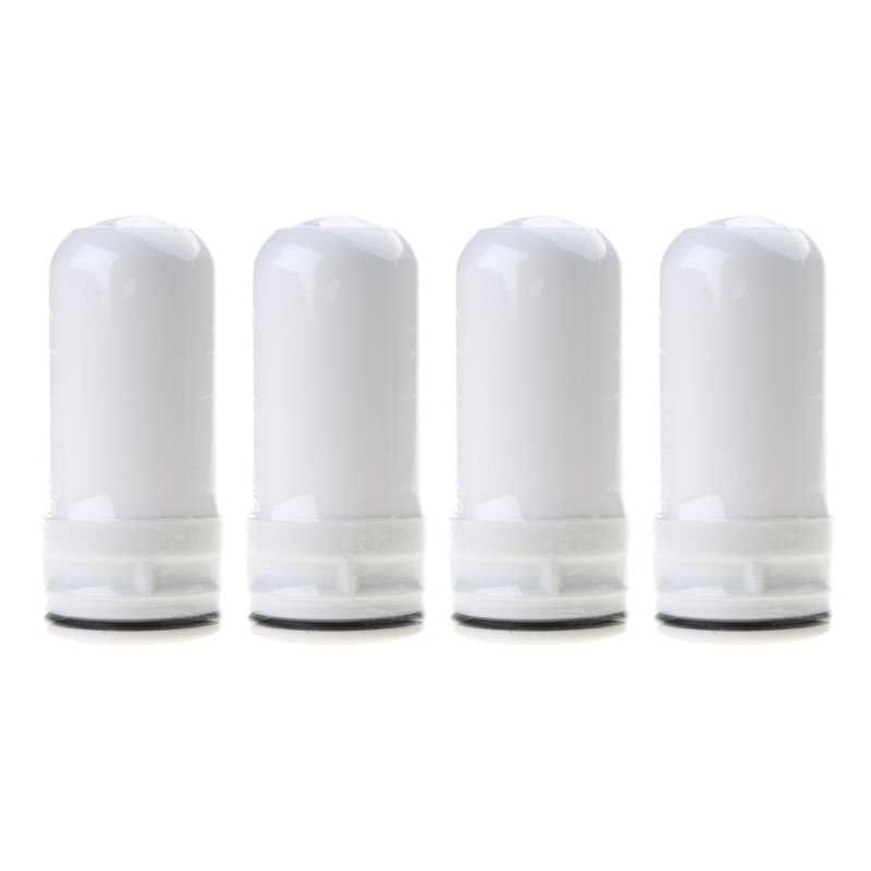 2024 4 Stuks Waterkraan Filter Cartridge Innerlijke Keramische Filter Waterzuiveraar Dechlorering Filter Elementen Handig