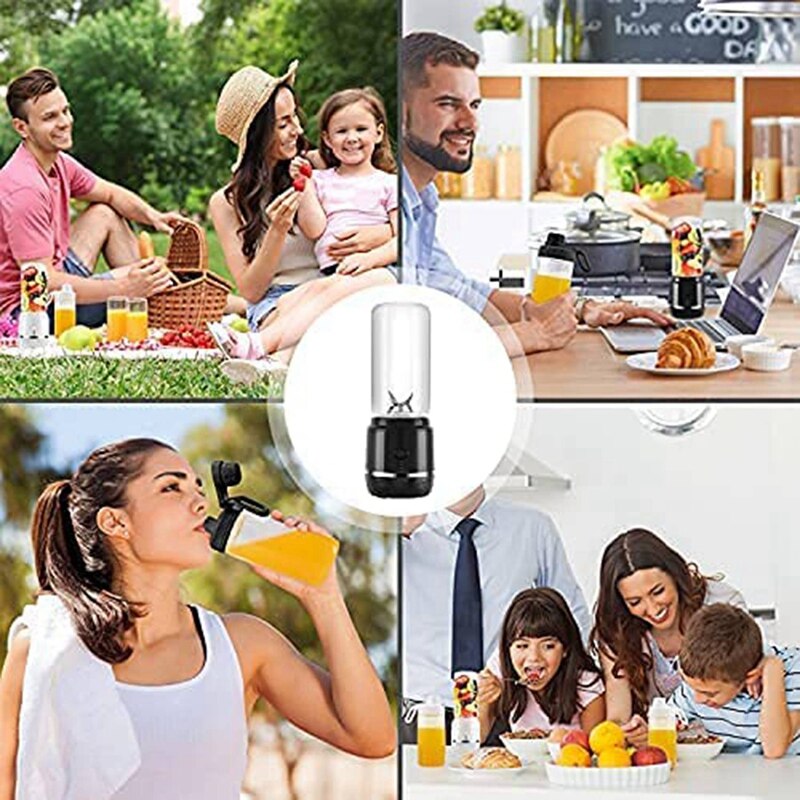 Mini Blender 4000MAh,400Ml Personal Smoothie Maker with USB Rechargeable,for Juice,Smoothie Milkshake