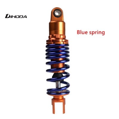Amortisseur arrière universel simple de moto, longueur ajustable, 250mm et 260mm, suspension arrière pour moto: Blue spring