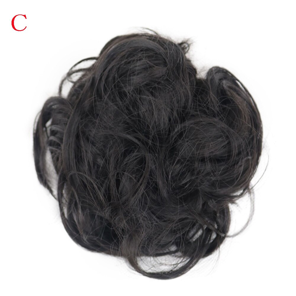 Femmes bouclés désordre chignon cheveux Twirl pièce Scrunchie Extensions coiffure couverture cheveux désordre chignon