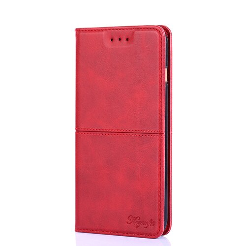 Luxe Portemonnee Lederen Case Voor Huawei Nova 8 Pro Soft Tpu Cover Flip Cases Nova 8 Boek Kaartsleuven fundas Nova 8 Pro: Nova 8 Pro / Red