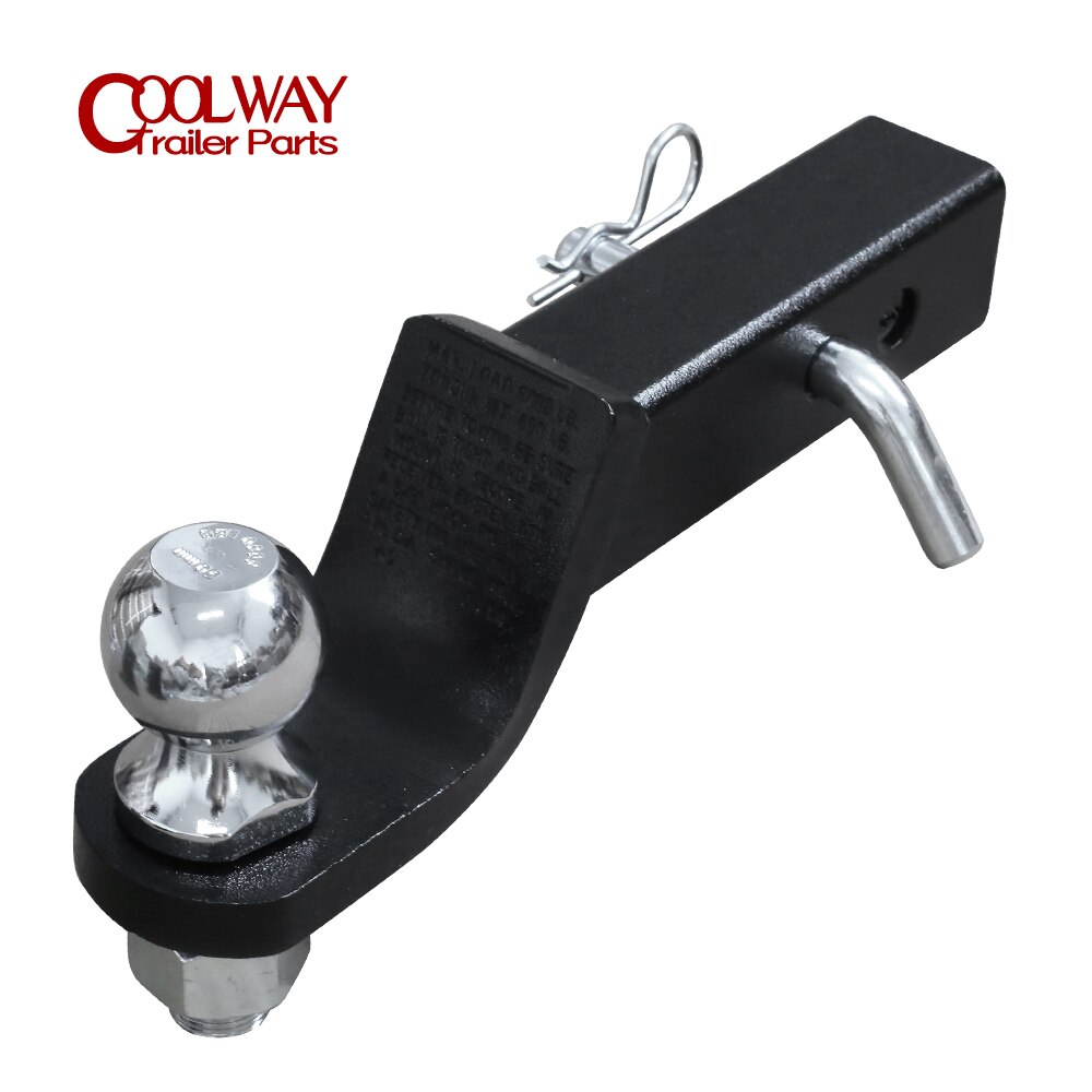 2 Inch Towbar Tongue Ball Mount With Tow Ball And Hitch Receiver Pin RV Truck Trailer Parts Car Camper Accessories Caravans