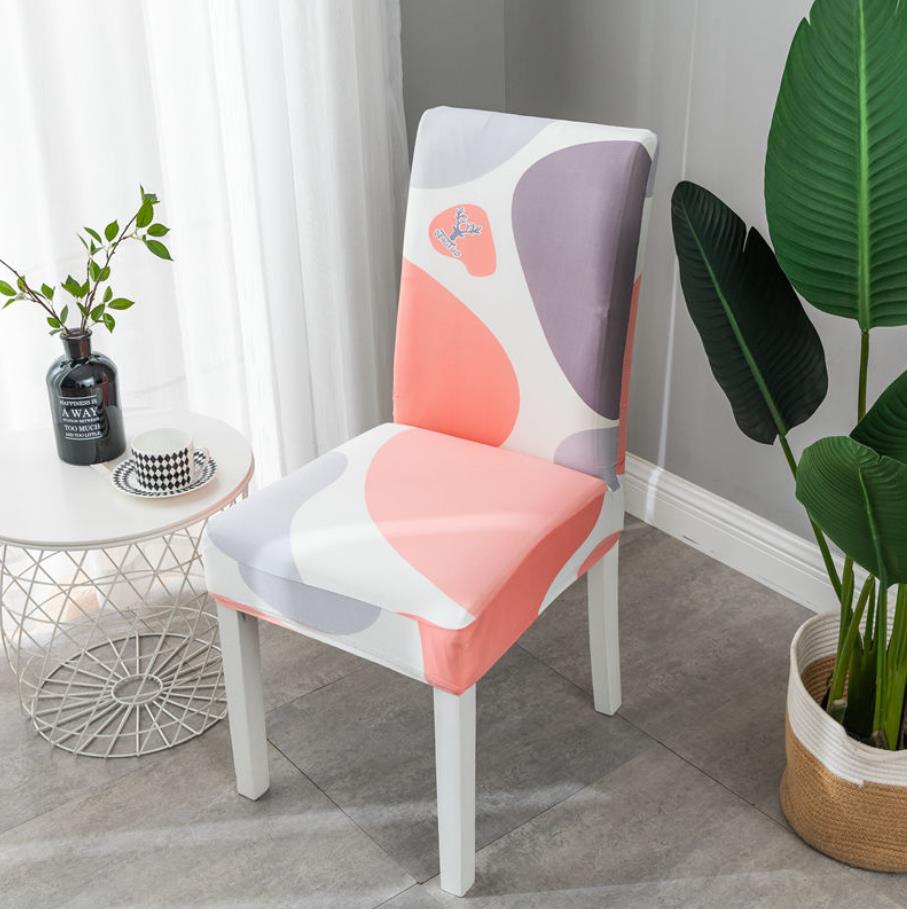 Stoelhoes hoes universele rugleuning hoes eettafel stoel stofhoes thuis eetkamerstoel kussen doek kunstwerk hoes  e11291: 7