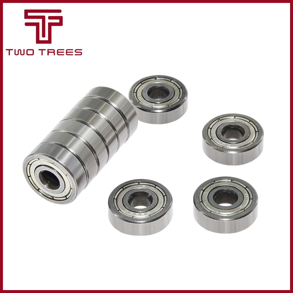 10pcs Miniature deep groove ball bearing 625ZZ 5*16*5 mm for 3D printer part parts 5x16x5mm 625z 625-zz