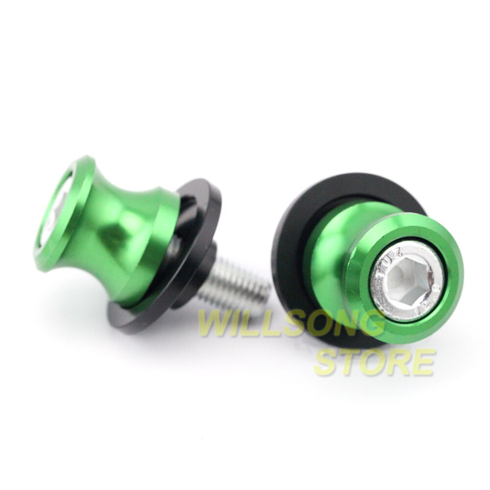 Schwinge Spulen Absturz Schieberegler Stehen Schraube Für KAWASAKI NINJA 250R/250RR/300/400/650/650R VERSYS 650 ZRX 1200R Motorrad 10mm