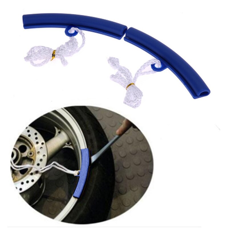 Universal Motorcycle Car Wheel Rim Soft Protector Tyre Remove Edge Protection Motorbike Alloy Changing Wheel Rim Protector Tyre