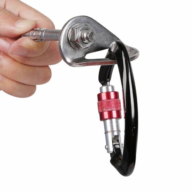 25KN Rock Climbing Piton Anchor Hanger Stainless Steel Fastening Bolt Fixed Point Expansion Screw Karabiner Rock Piton Nut