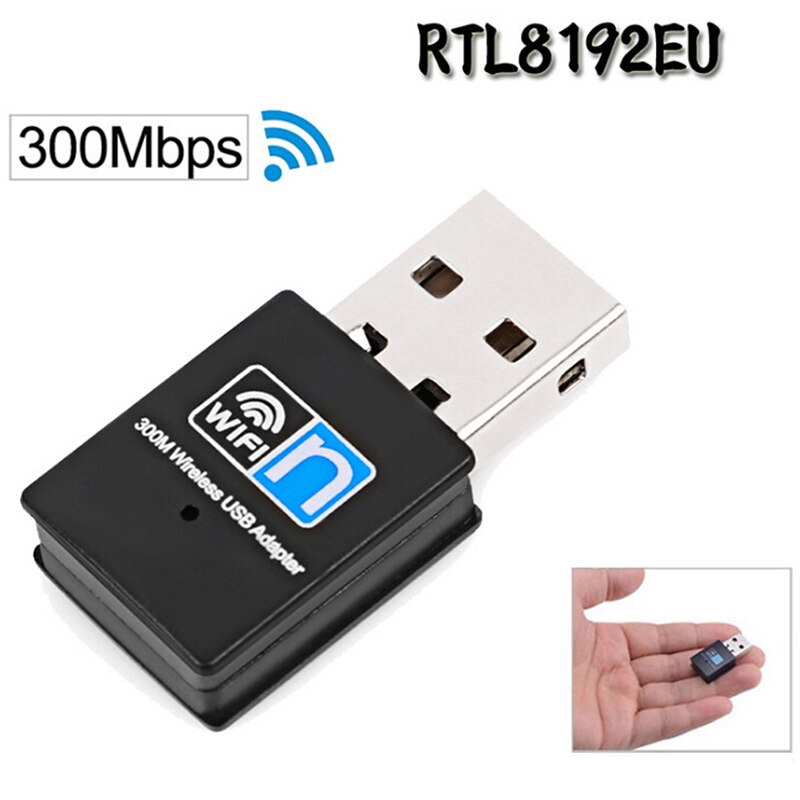 Mini 300M USB2.0 RTL8192 Wifi dongle WiFi adapter Wireless wifi dongle Network Card 802.11 n/g/b wi fi LAN Adapter: Default Title