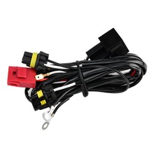 Kit de conversión de motocicleta eléctrica arnés de 100W para coche, adaptador de cable de relé, Kit de conversión de lámpara antiniebla DE TRABAJO, accesorios ev