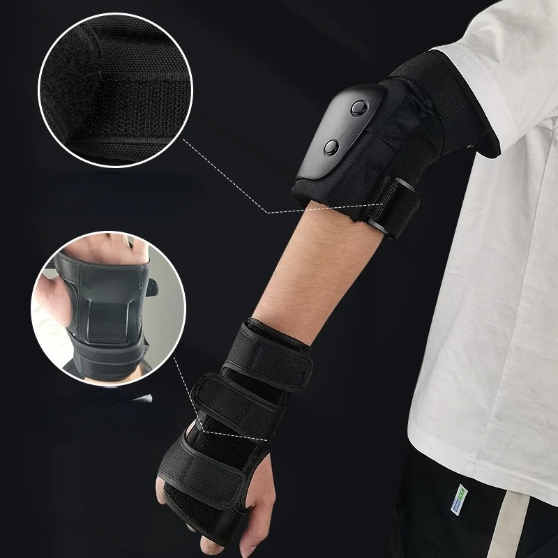 Skateboard Protective Gear Protector Set Knee Elbow Pads Longboard Adult Children Bicycle Inline Roller Skates Outdoor Sport