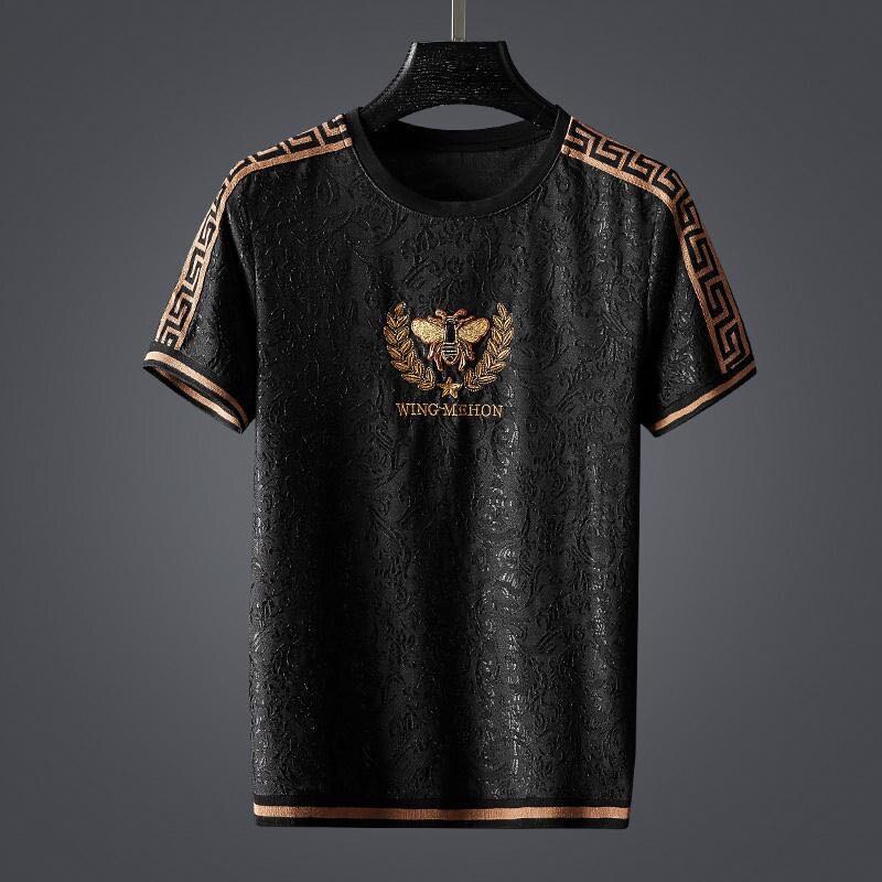 men's short-sleeved shorts, casual sports suit, summer loose matching suit, men's sports two-piece suit