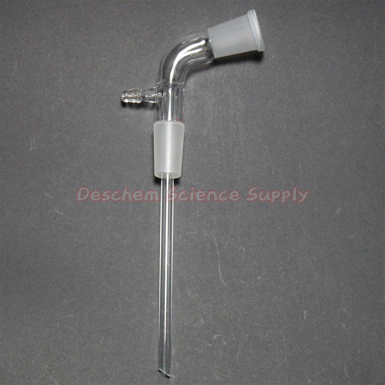 24/40,Glass Vacuum Take-off Adapter With 150mm Length Steam Tube,Lab Glassware