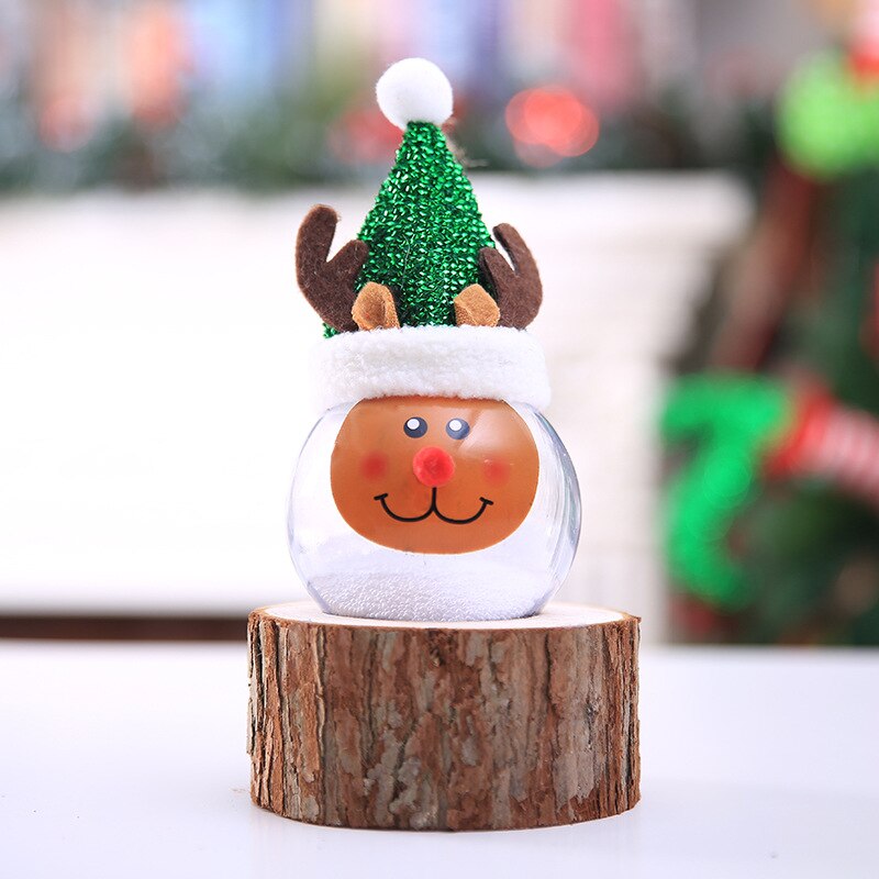 Kerstversiering Lichten Schuim Deeltjes Kerst Ballen Cartoon Creatie Sneeuwpop Kerstboom Decoraties: Reindeer