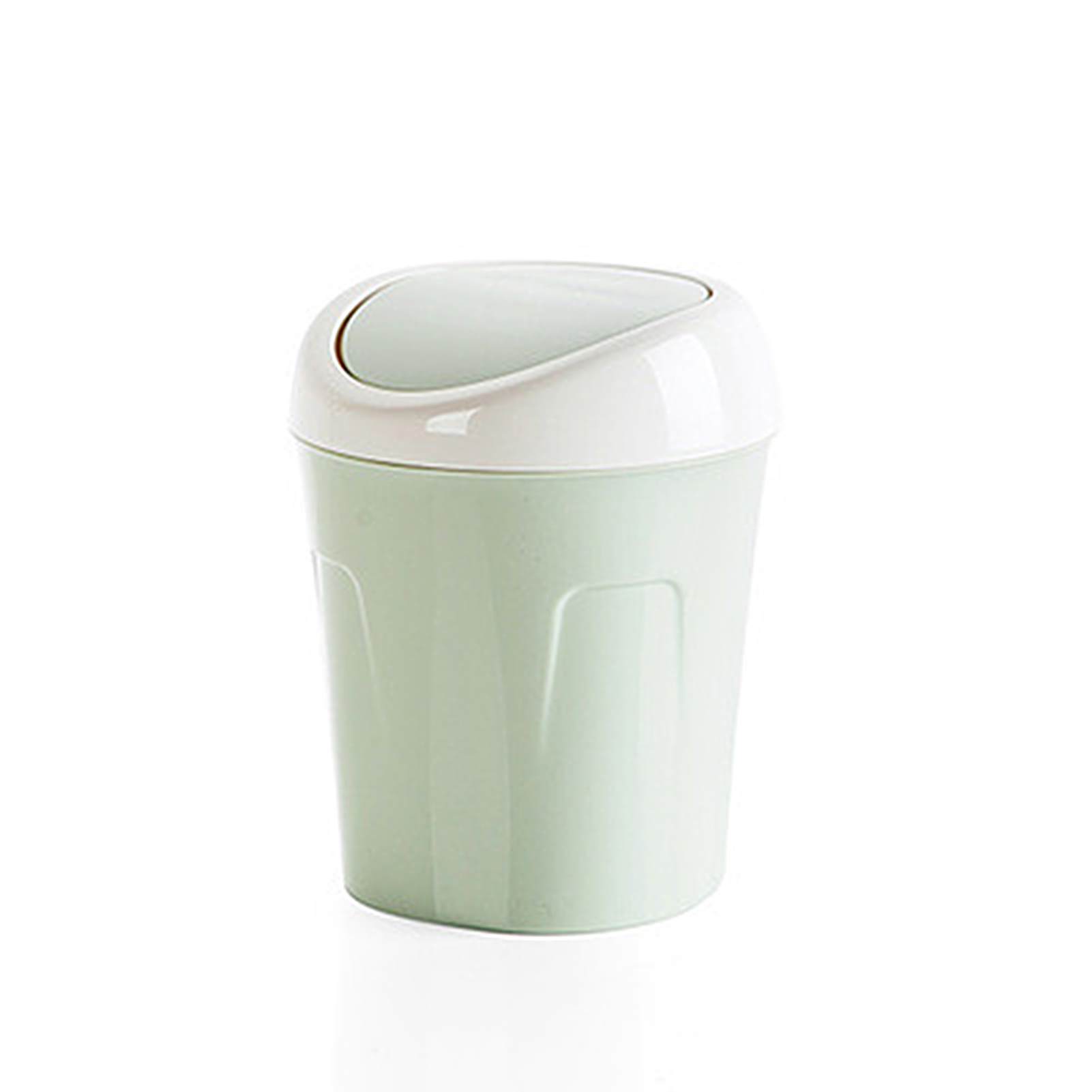 Mini poubelle de bureau, pour chambre à coucher, salon, panier de bureau Portable, couvercle à secouer, Table domestique, articles divers, outils de nettoyage: F 2