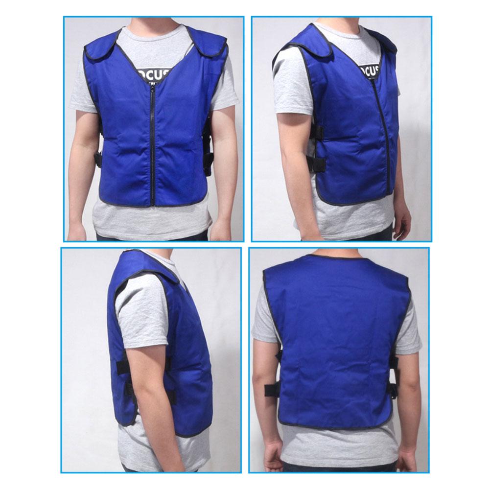Outdoor Summer Body Cooling Vest Jacket Ice Bag Human-Conditioned Clothing Riding Fishing Cooling Vest Anti High Temperature