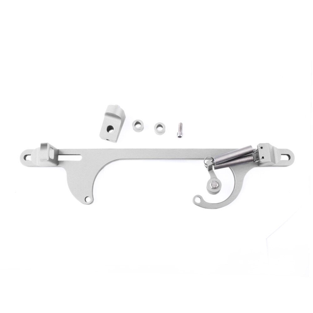 RASTP - Arrived Billet Aluminum Throttle Cable Bracket Carburetor Bracket for Holley 4150 & 4160 Series Carburetor RS-THB002: silver