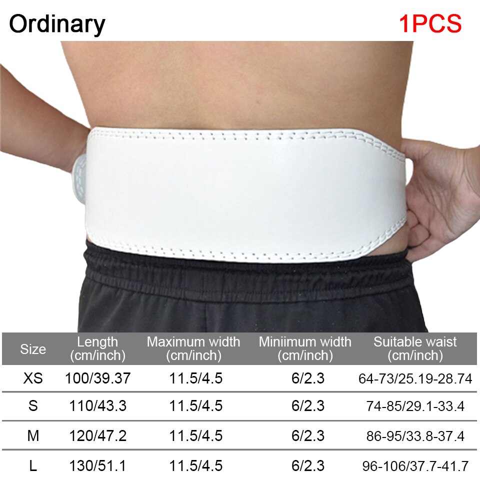 KoKossi Weightlifting Belt Gym Waist Belt Powerlifting Training Waist Protector Lumbar Protection Belt Barbell Fitness Gym Belt: B-Ordinary White / XS