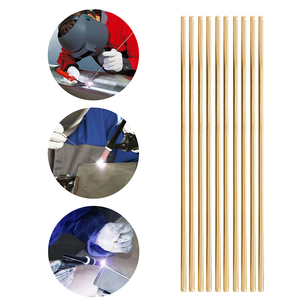 10PCS Low Temperature Easy Melt Aluminum Welding Rods Weld Bars Cored Wire 2MM 1.6MM Rod Solder for Soldering Aluminum
