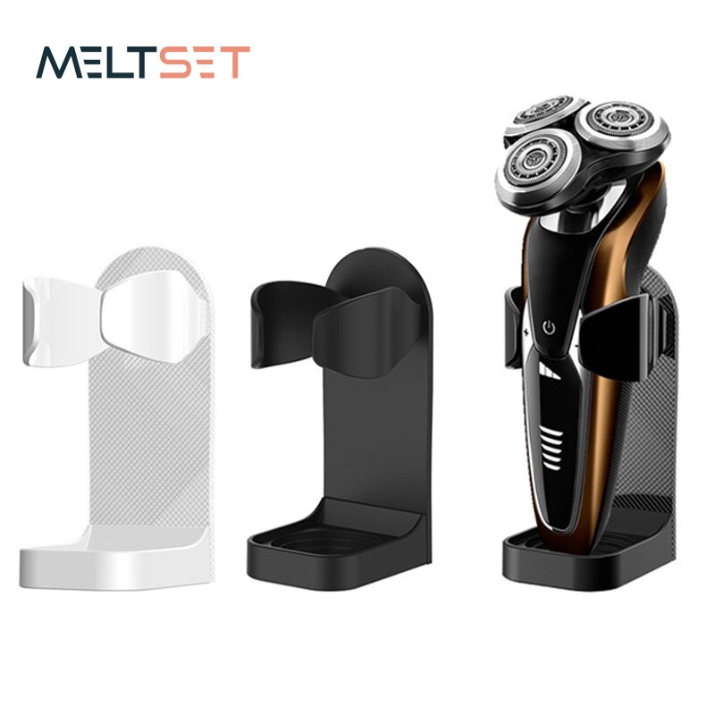 Bathroom Shaver Rack Wall Mounted Shaving Razor Holder Electric Toothbrush Holder Space Saving Traceless Toothbrush Organizer