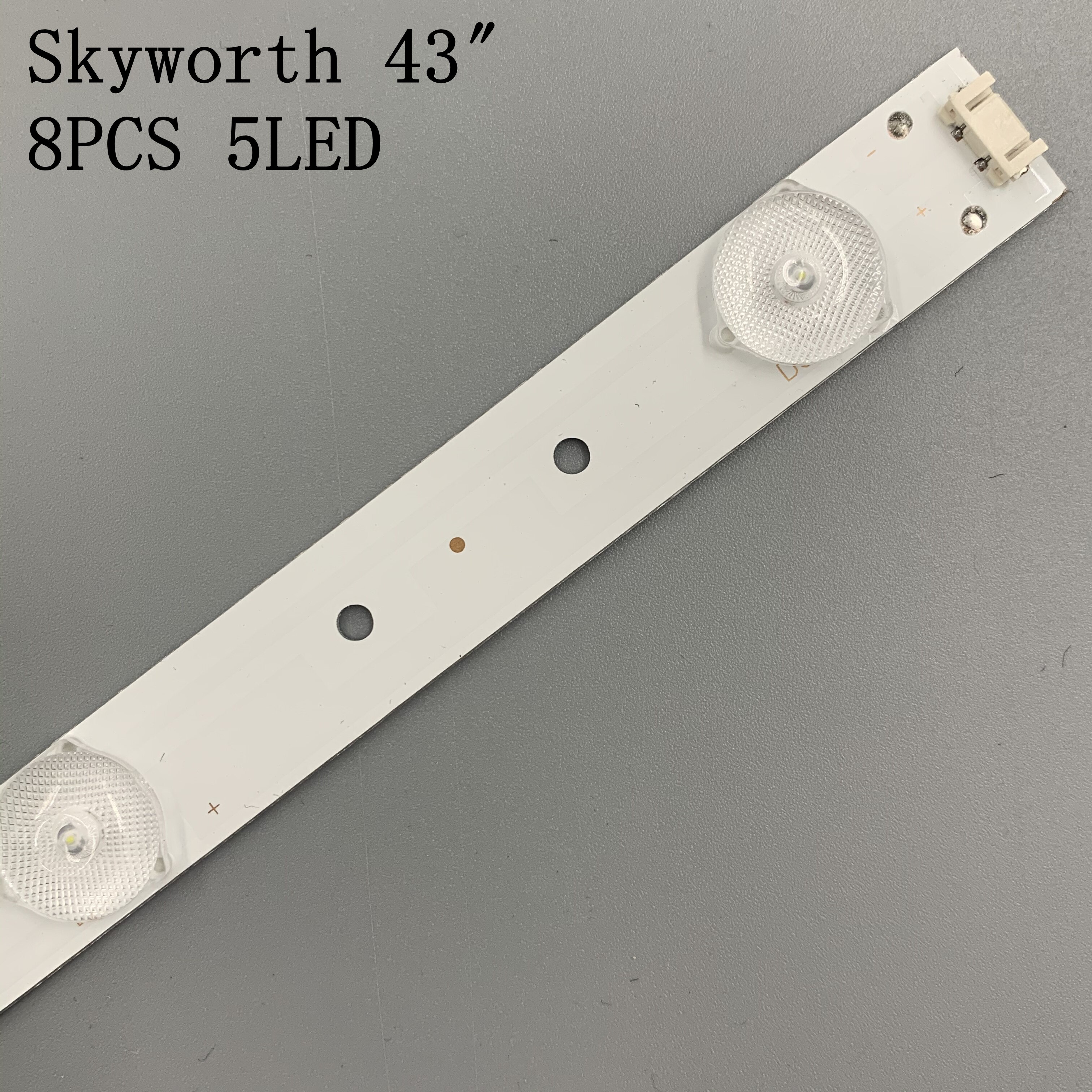 8 Stuks/partij Voor Skyworth 43E3500 43E3000 43X5 Tv Light Strip 5800-W43001-3P00/5P00 40.2 Cm 3V 100%