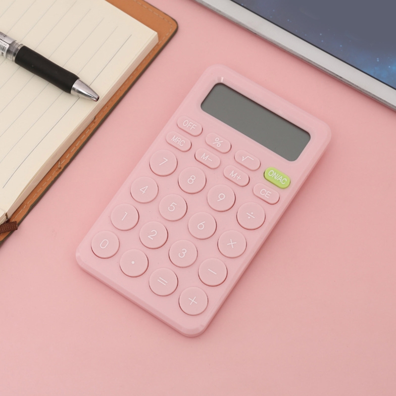 Portable Office Calculation Supplies 8-digit Electronic Calculator Large Screen Desktop Calculator Home Office School