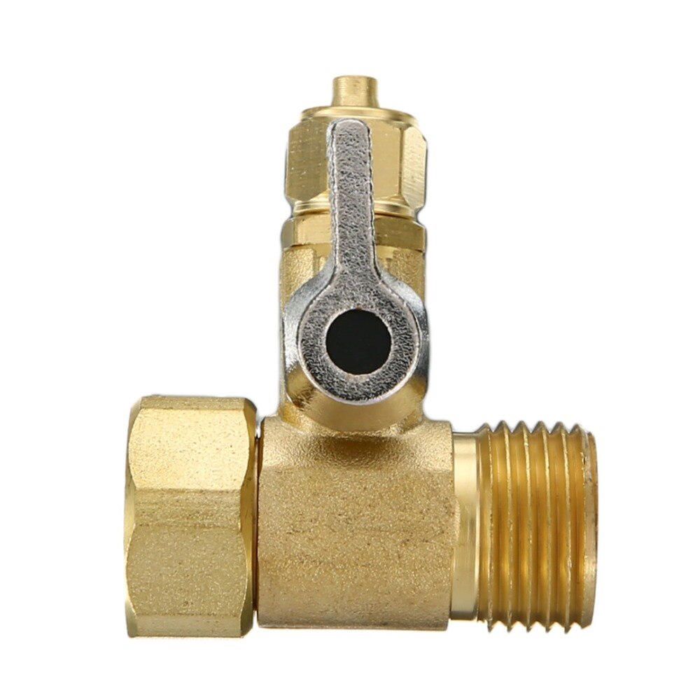 Válvula de bola de filtro de agua para grifo, sistema de ósmosis inversa, válvula de bola de alimentación RO para purificador de agua doméstico, 1/2 ''a 1/4''