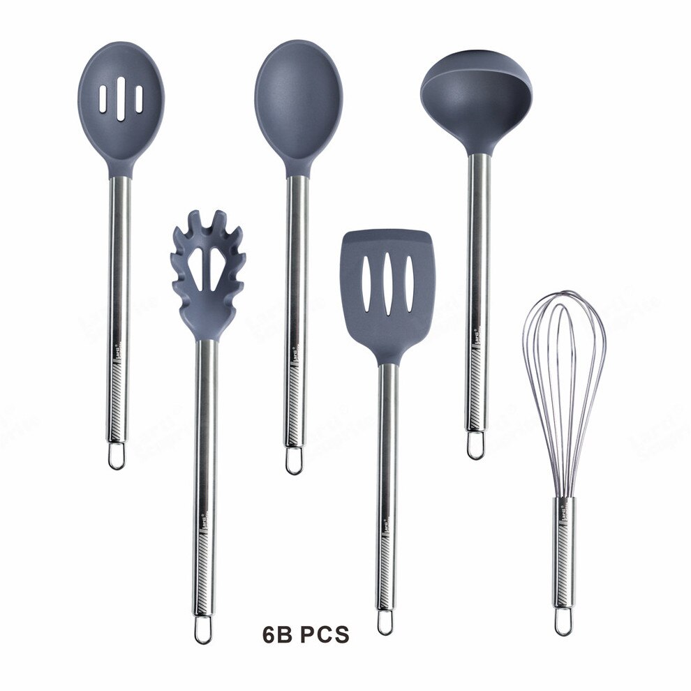 Silikon Küche Utensil einstellen nicht Stock geschirr Spatel Schaufel Löffel Dreher Kochen Werkzeug Wärme Beständig Cookwear Zubehör: Blau