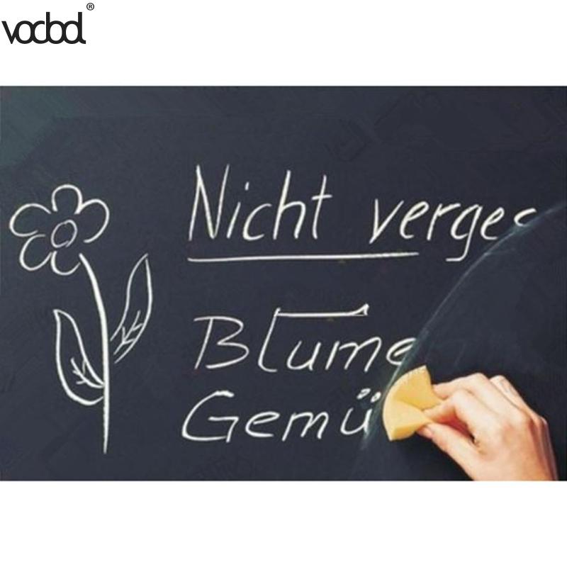 92 x 60cm måneders kalender tavle tavle aftagelig planner wallstickers black board skole vinyl decals kontorartikler