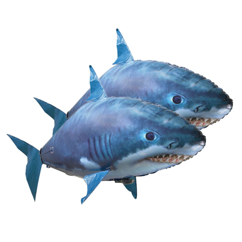 Remote Control Flying Fish Shark Clownfish Electric Air Inflatable Flying Fish Party Decoration RC Animal Toy For Kids