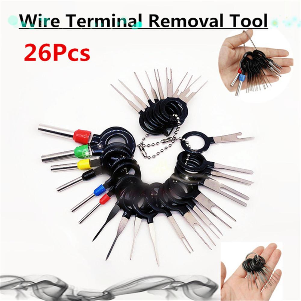 Stainless Steel Wire Terminal Removal Tool Harness Connection Picking Tool Car Electrical Wiring Crimp Connector Extractor