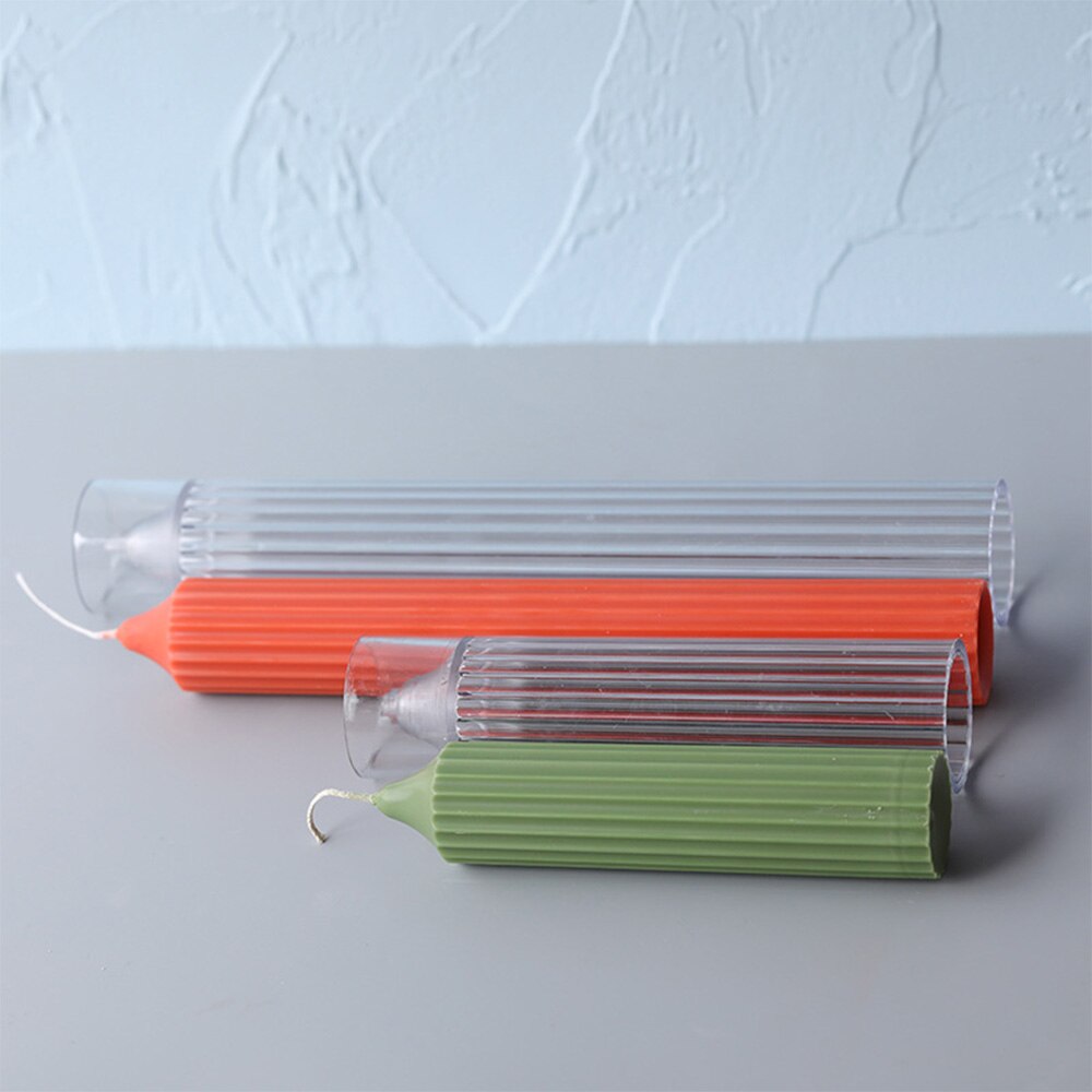 Lang stang stearinlys forme plast stearinlys gør skimmel gør model diy håndlavede håndværk stearinlys forme til bryllupsfest